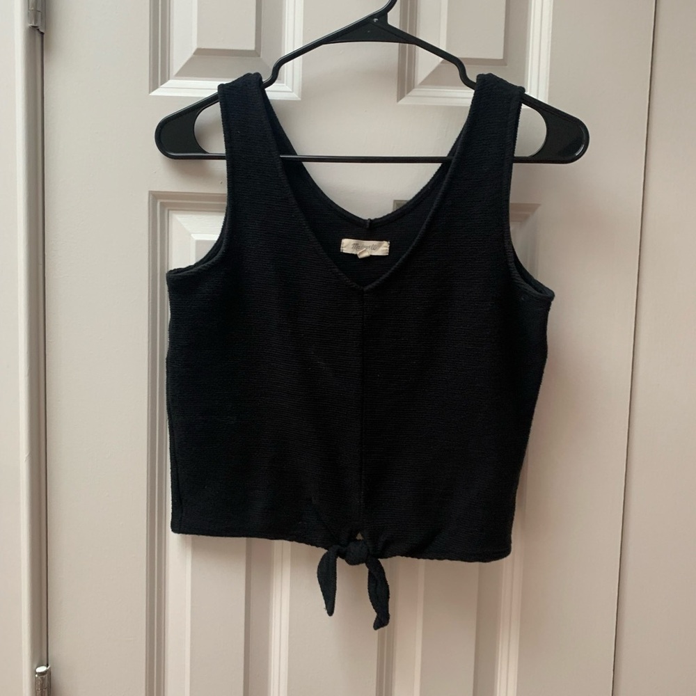 Madewell tied crop tank